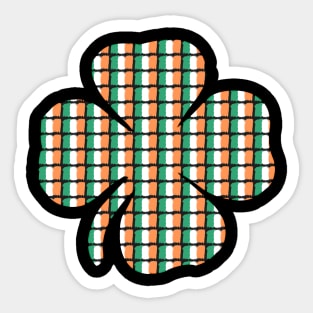 Irish Flag Shamrock, St Patricks Day, Irish, Ireland, March 17th, Irish Sports Fan Sticker